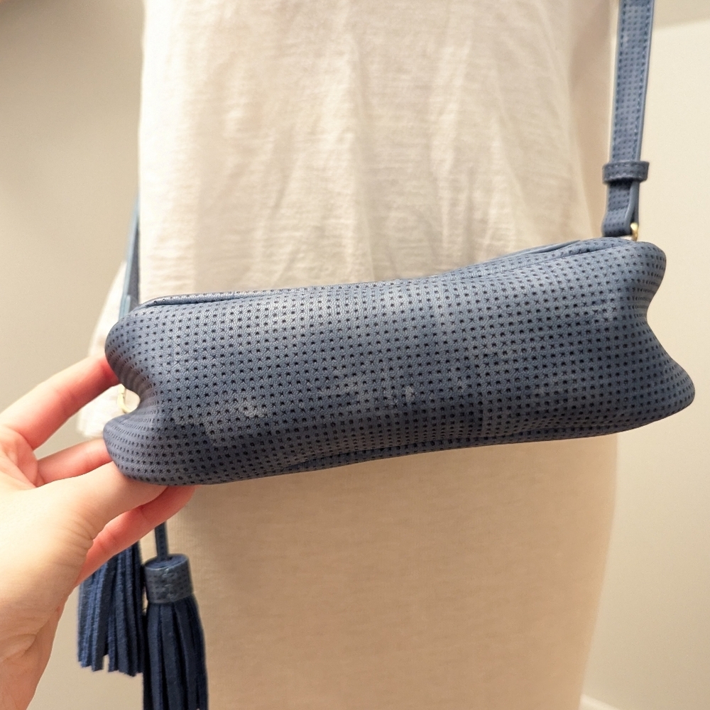 Nori Perforated Faux Suede Crossbody Purse from Anthropologie - Picture 10 of 15